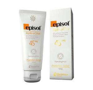 Protetor Solar Episol Loção Oil Free Pele Normal e Oleosa 120g