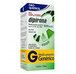 Dipirona Gotas 500mg/mL 20mL