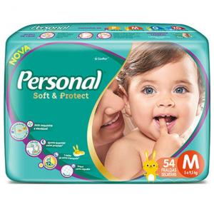 Fralda Personal M Com 54 Unidades