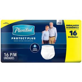 Roupa Íntima Plenitud Plus P e M 16 Unidades