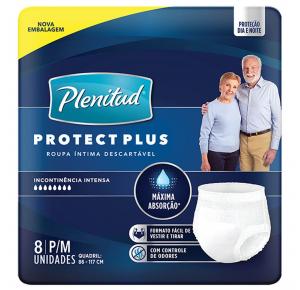 Fralda Geriatrica Plenitud Protect Plus P/M Com 08 Unidades