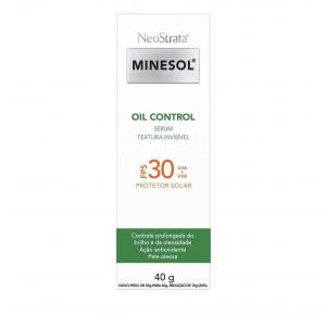 Protetor Solar NeoStrata Minesol Oil Control Sérum Textura Invisível FPS 30 40g