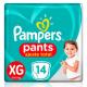 Fralda Pampers Ajuste Total Pants Xg Com/ 14 Unidades