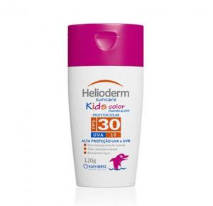 Protetor Solar Helioderm Kids Color FPS 30 120 gramas