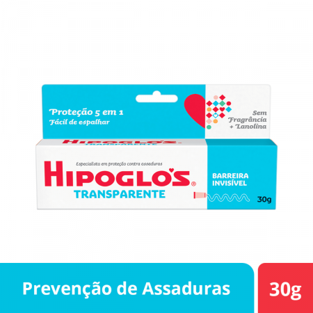 HIPOGLÓS CREME CONTRA ASSADURA TRANSPARENTE COM 30G
