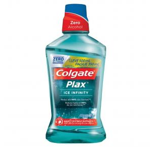 Enxaguante Bucal Colgate Plax Ice Infinity Leve 500ml Pague 350ml