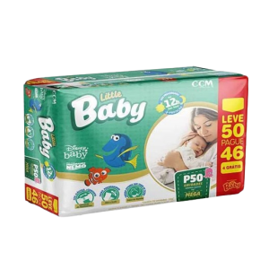 Fralda Little Baby Mega P 50 Unidades