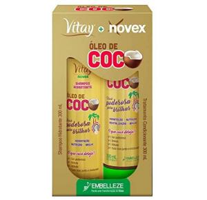 Kit Vitay + Novex Shampoo e Condicionador Óleo de Coco 300ml
