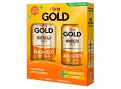 Kit Niely Gold Shampoo 275ml + Condicionador 175ml Nutrição Mágica 