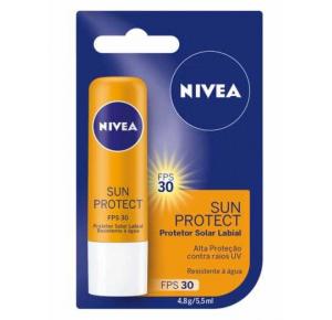 Protetor Labial Nivea Sun Protect FPS 30 4,8g