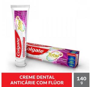 Pasta De Dente Colgate Total 12 Gengiva Reforçada Com 140G