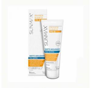 Protetor Solar Sunmax Matte Aveludado Pele Oleosa FPS 30 50g