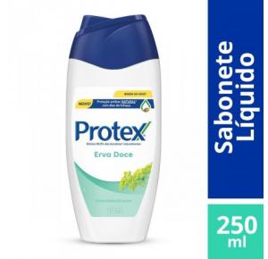 SABONETE LÍQUIDO ANTIBACTERIANO CORPORAL PROTEX ERVA DOCE COM 250ML