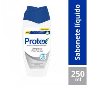 SABONETE LÍQUIDO CORPORAL PROTEX LIMPEZA PROFUNDA COM 250ML