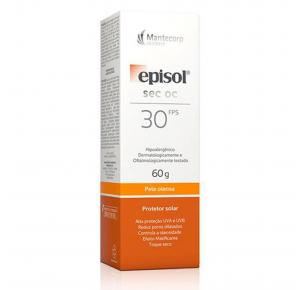 Protetor Solar Facial Episol Sec OC Pele Oleosa FPS 30 60g