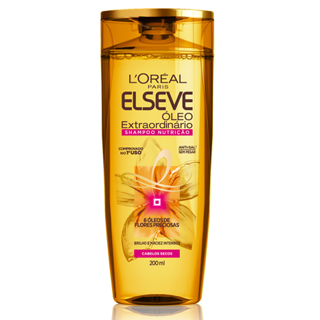 Shampoo Elseve Óleo Extraordinário Nutrição 200ml