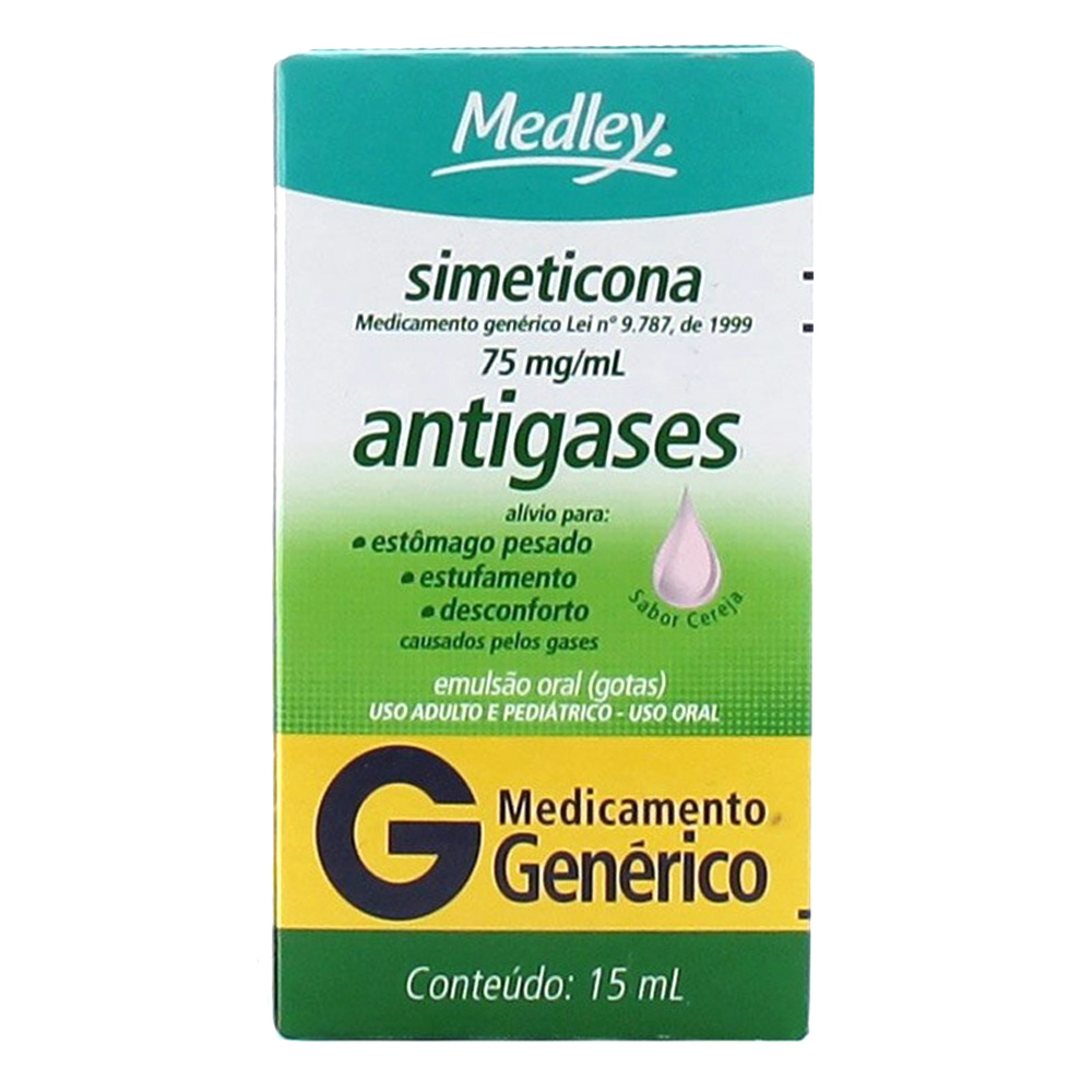 quantas gotas tem cada ml de simeticona