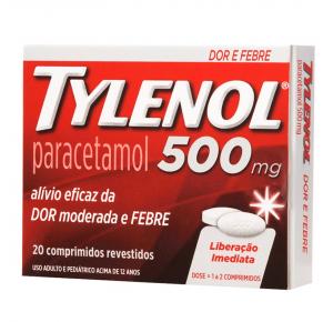 Tylenol 500 mg Com 20 Comprimidos