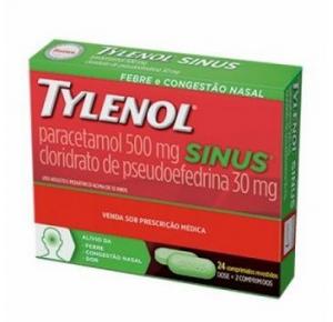 Tylenol Sinus Com 24 Comprimidos