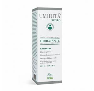 Gel Creme Hidratante Umiditá Rosto FPS 25 50ml
